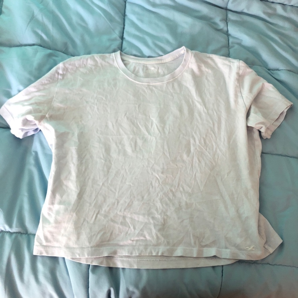 Hollister Blue Crop Top